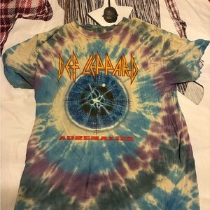 Def Leppard Tie-Dye Short Sleeve Tee